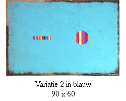 Variatie 2 in blauw